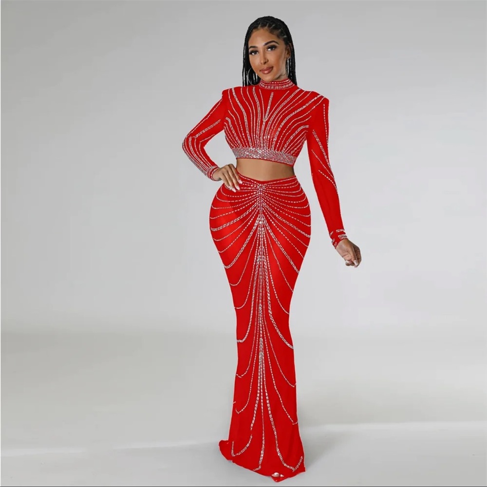 Maxi long midi skirt sets